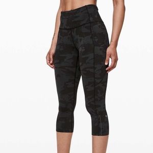 Lululemon Fast & Free Crop — 21”
